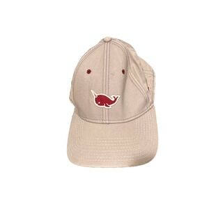 Dolphin Hat Stay Gnar Jacksonville Florida Hat OSFM Adjustable Beige Maroon